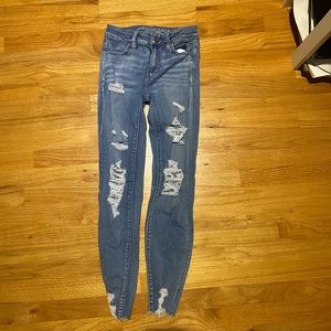 American Eagle ripped jeans